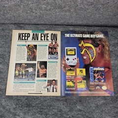 WWF/WWE Program Magazine Vol 190 Ultimate Warrior 1991 World Wrestling