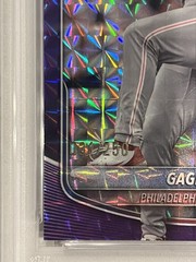 2025 Bowman Draft Chrome Gage Wood BDC-4 Purple Geometric /250 PSA 10