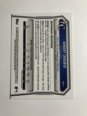 2026 Bowman 1st Chrome Prospect #BCP-7 Kendry Chourio KC Royals Card.