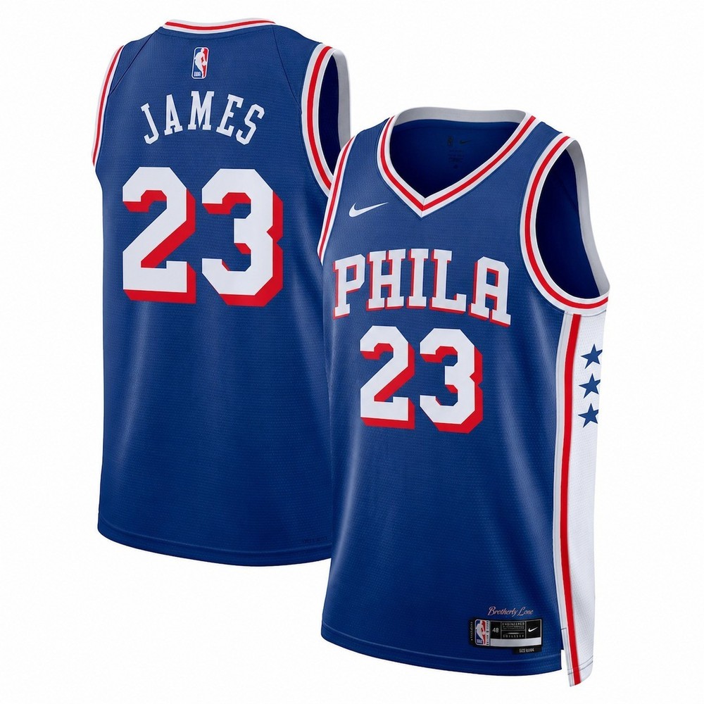 Unisex Philadelphia 76ers #23 Lebron James Swingman – Limited Stitched