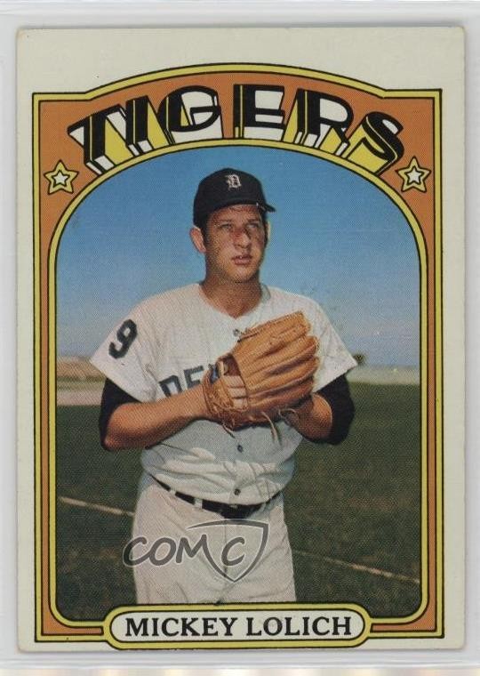 1972 Topps Mickey Lolich #450 0b3