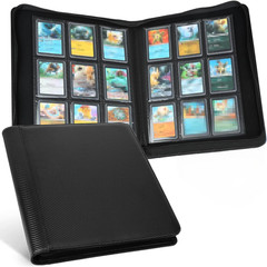 Toploader Storage Binder 9 Pocket Ringless Side Loading, Fits 288 Standard 3&Prime;×4&Prime;