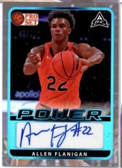 2021-22 Pro Set Power Spectrum Platinum #BA-AF1 Allen Flanigan ARC RC AUTO 43/99