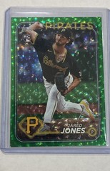 2024 Topps Update Series – Jared Jones #US49 Green Crackle Foilboard /499 (RC)