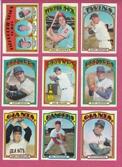 1972 Topps Baseball Cards – mostly EX+ to EXMT commons, #2 – 249