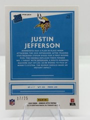 2020 PANINI DONRUSS OPTIC BLACK PANDORA JUSTIN JEFFERSON ROOKIE RC 17/25