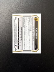 2026 Bowman – Wyatt Sanford Blue XFractor Auto /150 Pirates #CPA-WS