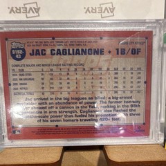 Topps 2026 series 2 91 throwback gold crackle foil Jac Caglionone 50/50 RC
