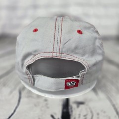 Wisconsin Badgers Captivating Headwear Gray Structured Adjustable Strap Hat Cap