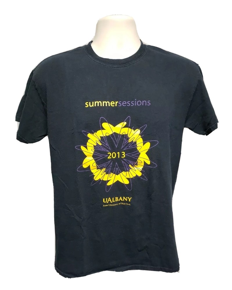 2013 UAlbany State University of New York Summer Sessions Adult M Black TShirt