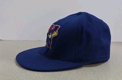 Vintage Toronto Blue Jays New Era 59FIFTY Fitted Hat Size 7 Y2K Grey Underbrim