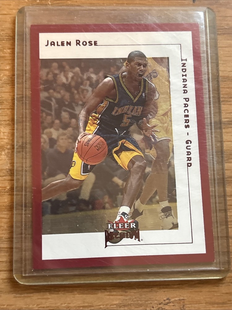 2001-02 Fleer Premium Star Rubies Jalen Rose Card #SR 149 s/n 28/100