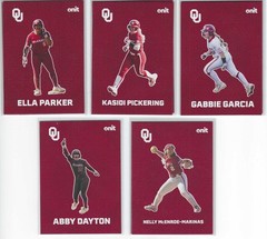 2026 Onit Athlete Oklahoma OU Sooners Softball base & inserts pick your cards
