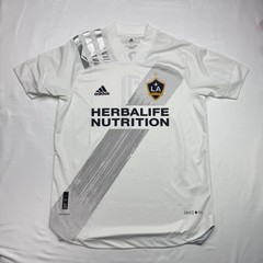 Adidas LA Galaxy Baron #1 MLS Home Jersey L 2021 White Authentic Soccer Jersey