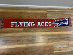 CENTRAL ILLINOIS flying aces scarf – College scarf (58&Prime; long x 7 inches wide)