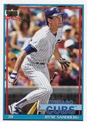 RYNE SANDBERG TOPPS 1991 35TH ANNIVERSARY RETRO CUBS #T91-25 2026 26 S1