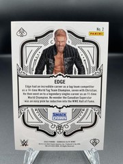 2023 Donruss Elite WWE #2 Edge Elite Deck Green