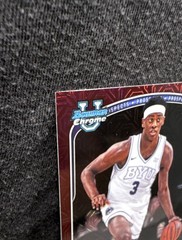 AJ Dybantsa Bowman Chrome U #BCP-1 Mojo Refractor /275 BYU 1st Pick