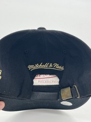 Mitchell & Ness Hardwood Classics Los Angeles Lakers Black Snapback Hat NBA New