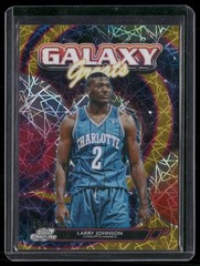 2025-26 Topps Chrome Cosmic Larry Johnson Galaxy Greats Gold Refractors #/50
