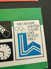Lot of 3, Lake Placid Winter Olympics 1980 ticket stubs Ski, Bobsled , Alpine