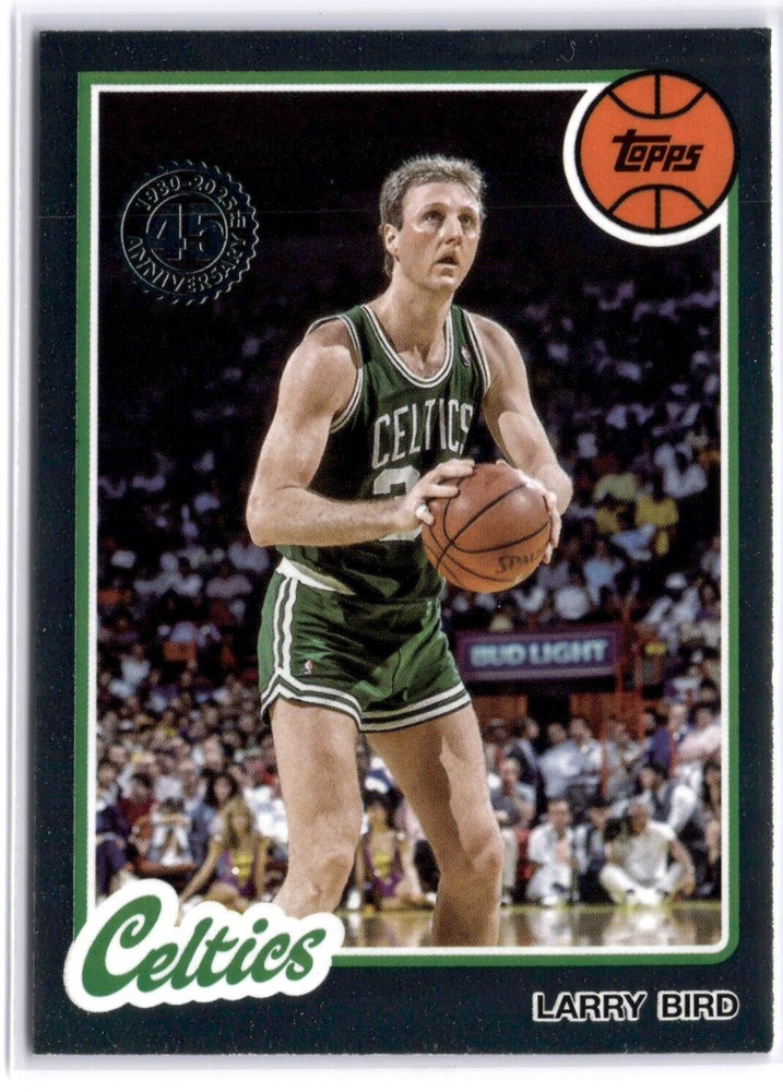 2025-26 Topps #80BK-1 Larry Bird 1980-81 Topps Basketball