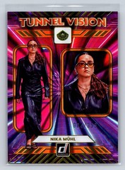 Nika Muhl 2025 Donruss WNBA Tunnel Vision Orange Laser /399 #14 Seattle Storm