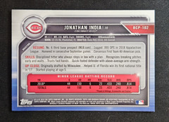 Jonathan India 2019 Bowman Chrome Mega Box Prospects Refractor #BCP-102 Reds