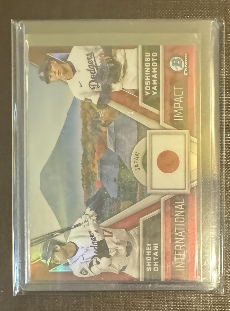 2024 Bowman Chrome International Impact Shohei Ohtani, Yoshinobu Yamamoto
