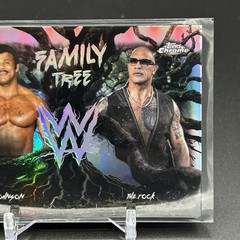 2026 Topps Chrome WWE Family Tree The Rock Rocky Johnson #FAM-JR Insert