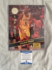 1994 Signature Gold Standard Jalen Rose Signed/Auto 8×10 Photo – Beckett (BAS)