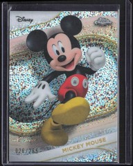 2025 Topps Chrome Disney #1 Mickey Mouse Image Variation Speckle /265