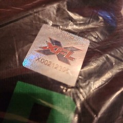 Tampa Bay Vipers Hoodie XFL Black Medium New in Bag, Green and Yellow Logo