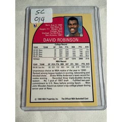 1990 NBA Hoops David Robinson Rookie of the Year #270 San Antonio Spurs Card