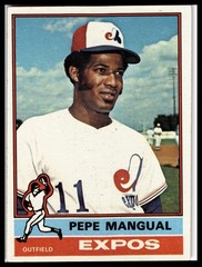 1976 Topps #164 Pepe Mangual