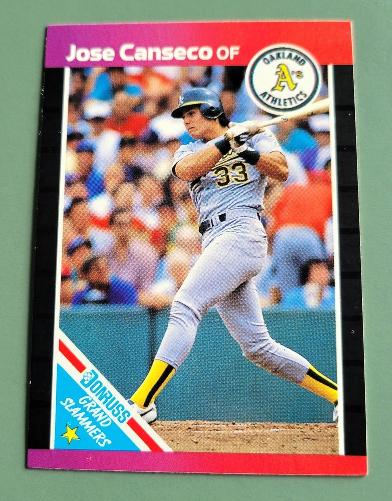 JOSE CANSECO – 1989 Donruss Grand Slammers #1 **MINT** FREE SHIP & RETURN!