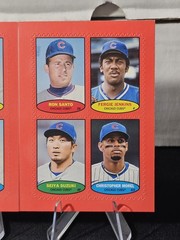 2023 Topps Heritage 1974 Stamps Red Lot Of 3, Braves, Cubs & Orioles