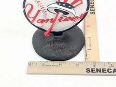 New York Yankees Logo NY Yanks Round 4.5&Prime; x 3.5&Prime; Genuine MLB Merch 2003 Vintage