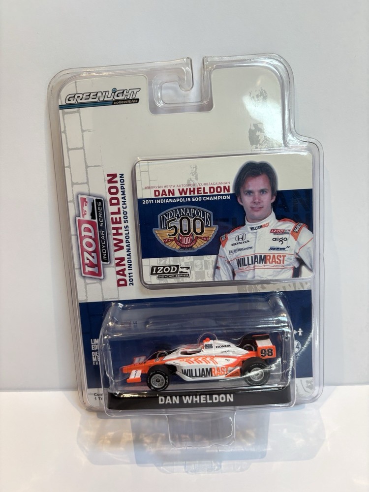 Greenlight 2011 Dan Wheldon #98 Izod Indycar Series Indy 500 Champ 1/64 Scale
