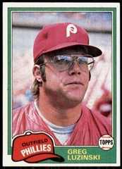 Philadelphia Phillies Greg Luzinski 1981 Topps #270 EX-NRMT