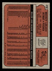 1972 TOPPS MICKEY LOLICH 450 EX MCG 5 BASEBALL DETROIT TIGERS