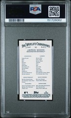 2025 ALLEN & GINTER CHROME-MINI-GOLD REFRACTOR #101 JAMES WOOD 16/50 PSA 10
