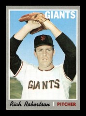 1970 Topps #229 Rich Robertson Giants EX+ *w8