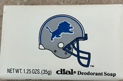 NFL Detroit Lions Helmet Advertising Dial Soap Bar