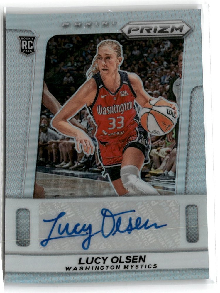 Panini 2025 Panini Prizm WNBA #TB-LO Lucy Olsen Throwback Signatures
