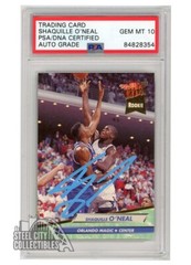 Shaquille O&rsquo;Neal 1992-93 Fleer Ultra Auto RC Card #328 PSA/DNA 10 (Light Blue)