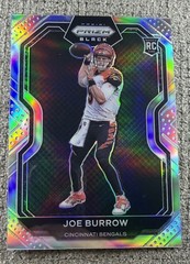 Joe Burrow (RC) – 2020 Panini Chronicles Prizm Black Silver Rookie #PB-1