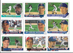 2001 Fleer Tradition Baseball Trading Cards / Choose #s 201 – 450 / mb33