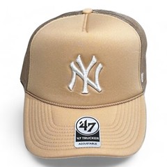 &rsquo;47 Brand New York Yankees Trucker Snapback Baseball Hat Cap Sand – OSFM _A4