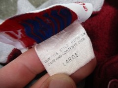 Vintage Harvard Sweatshirt Mens Large Red Gray NCAA College Nutmeg Mills 90s